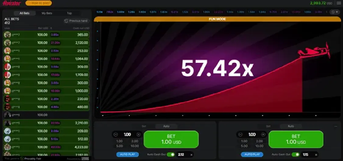 Battery Aviator game